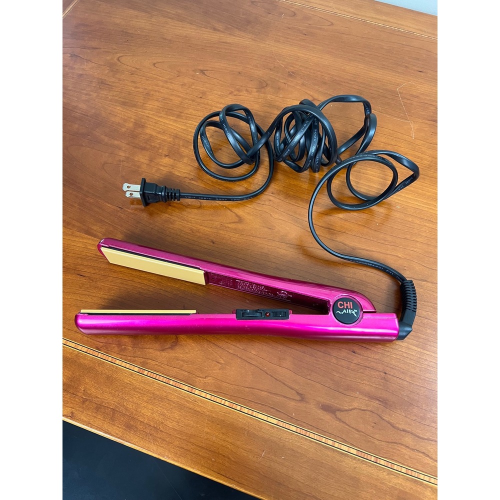 CHI Air Classic Tourmaline Ceramic 1 Inch Flat Iron Pink Straightener CA1091